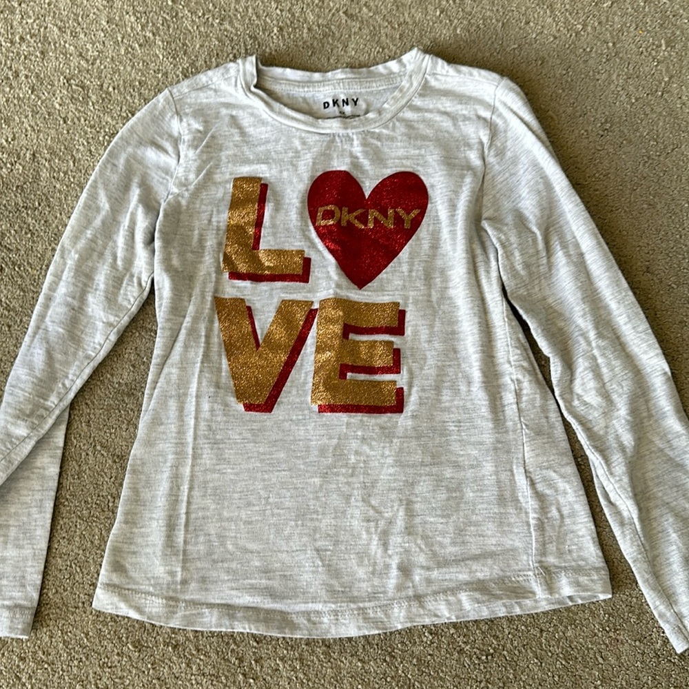 DKNY long sleeve with overalls